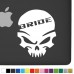 Bride Badass Skull Decal